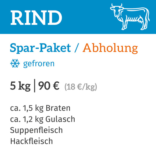 Rind Spar-Paket / Abholung am 06.+07.11.2026