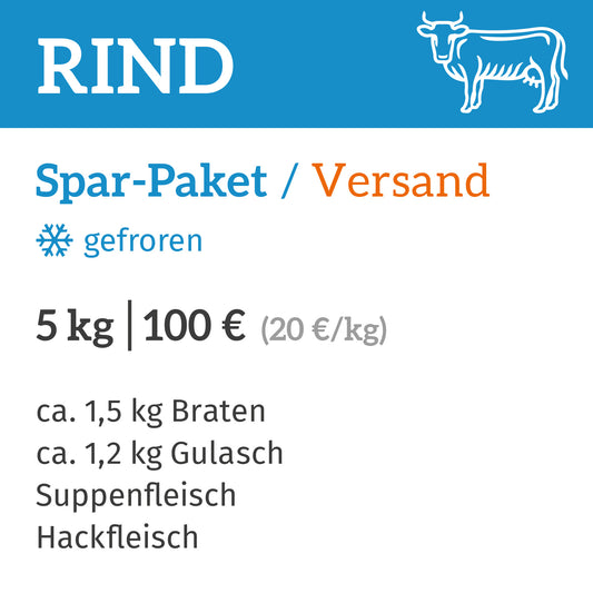 Rind Spar-Paket / Zustellung am 11.11.2026