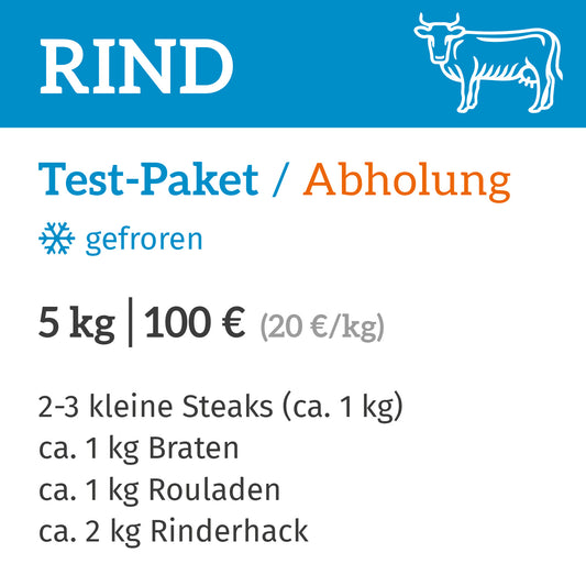 Rinder-Test-Paket / Abholung am 06.+07.11.2026