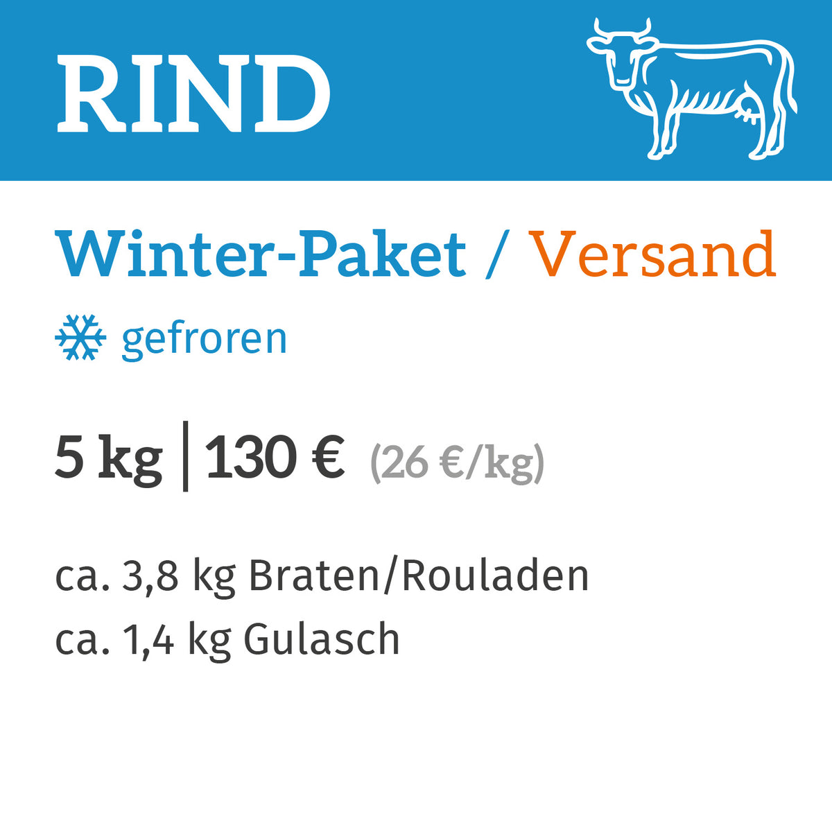 Rind-Winter-Paket / Zustellung am 11.11.2026