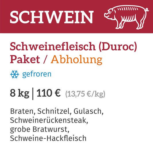 Schweinefleisch-Paket / Abholung am 06.+07.11.2026