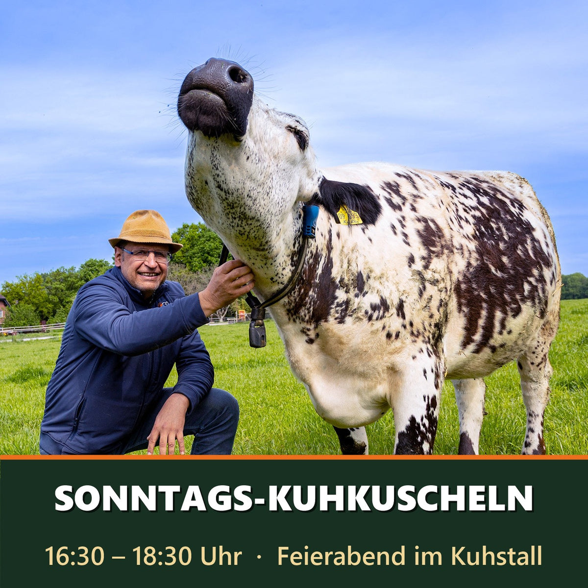Sonntags-Kuhkuscheln 16:30 – 18:30 Uhr · Feierabend im Kuhstall